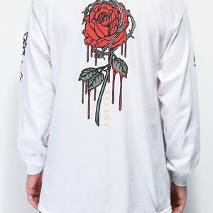 Empyre Barbed White Long Sleeve T-Shirt